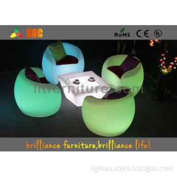 indoor / outdoor waterproof RGB LED Bar Chair with 16 color